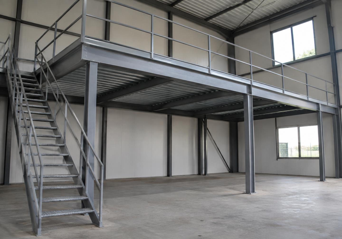 Mezanino industrial para centro logístico